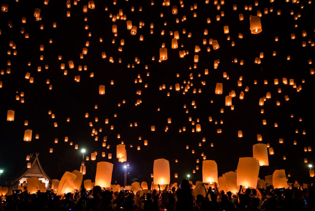 lantern festival in Chiang Mai