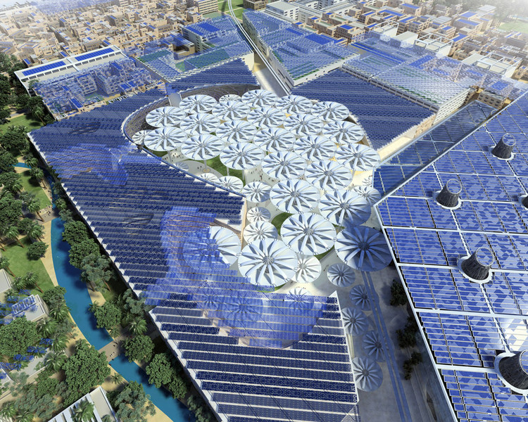 solar panels in masdar city for sustainability zero carbon