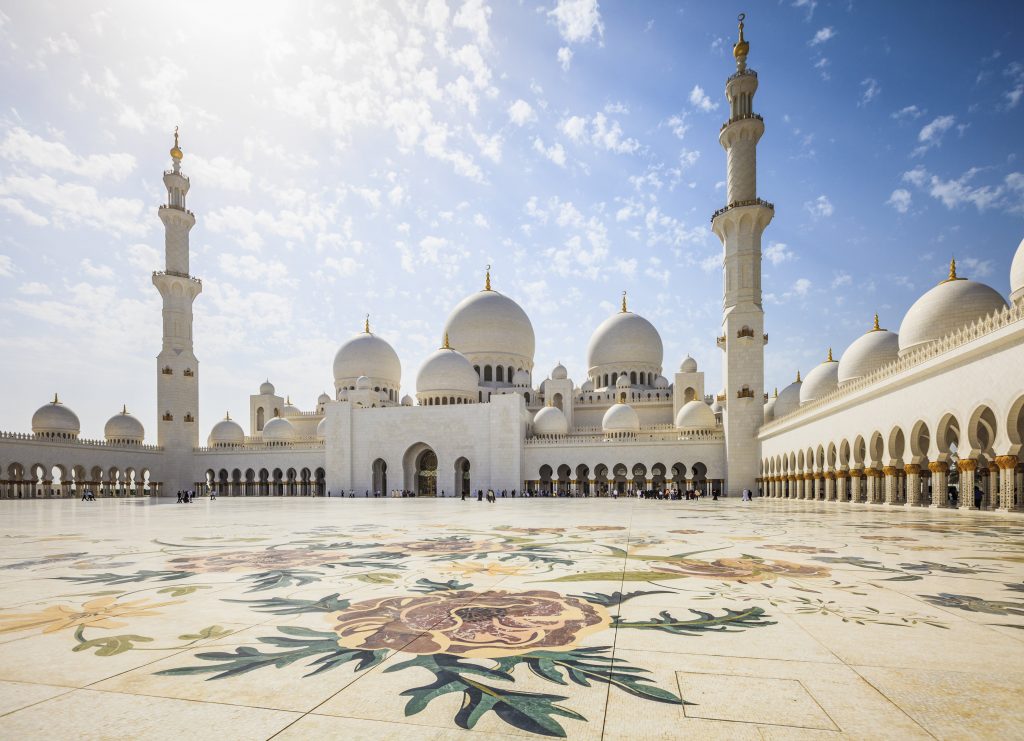 domes on sheikh zayed grand mosque