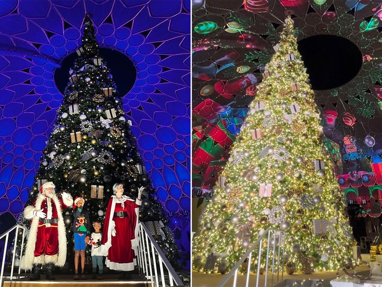 3pk Glitter Christmas Tree Decorations | M&S Dubai
