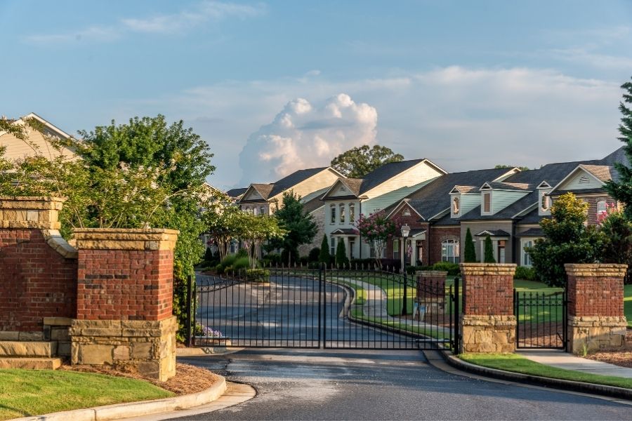 gated communities offers privacy to residents
